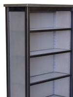 metal bookcase