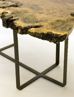 oak burl table 1