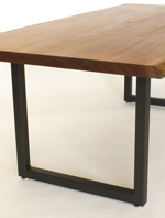 mahogany slab table