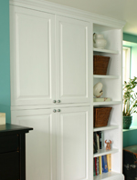 painted closet cabinet
